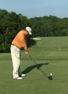 Stan Moore Driving Golf Ball