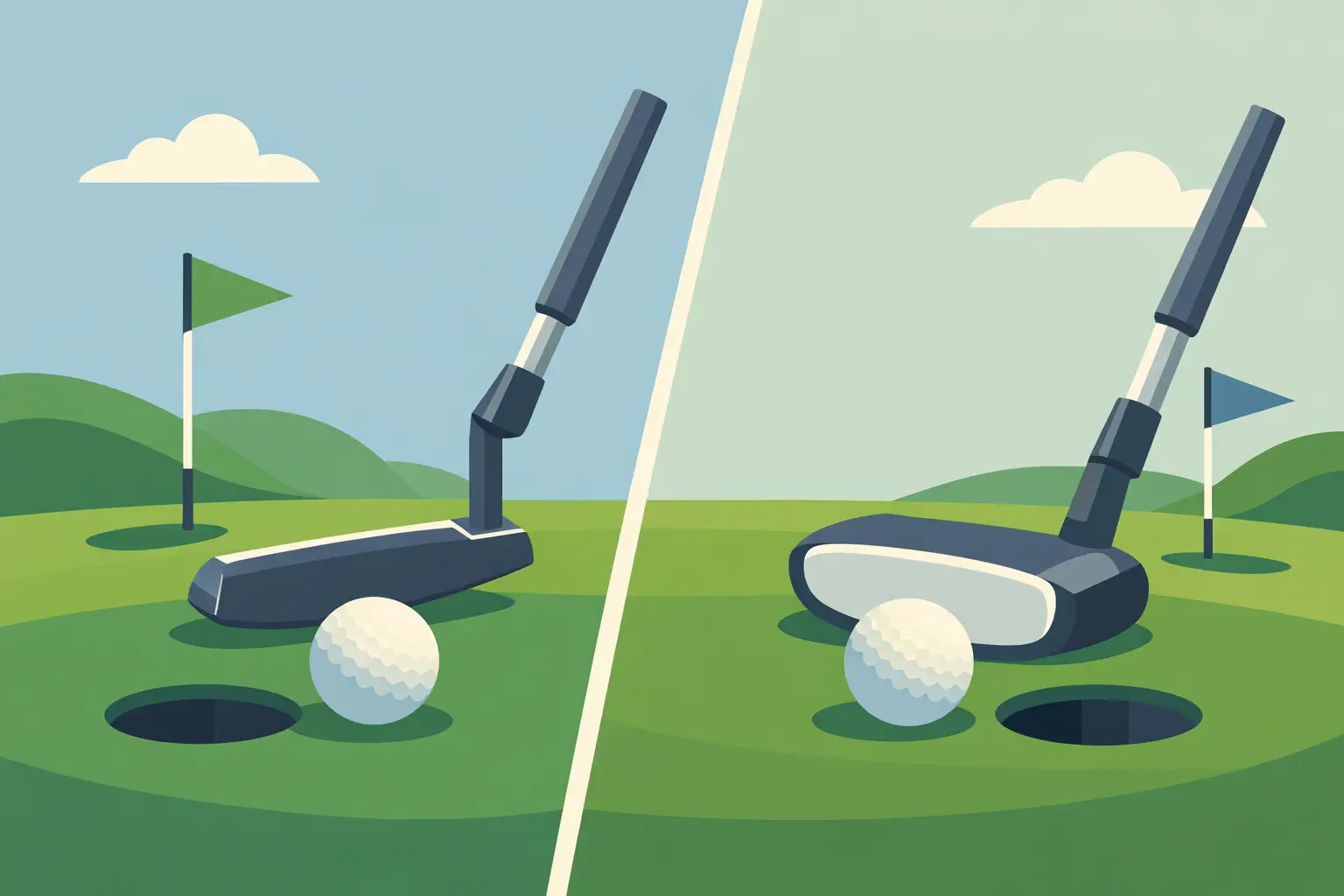 Blade Versus Mallet Putters for Your Stroke